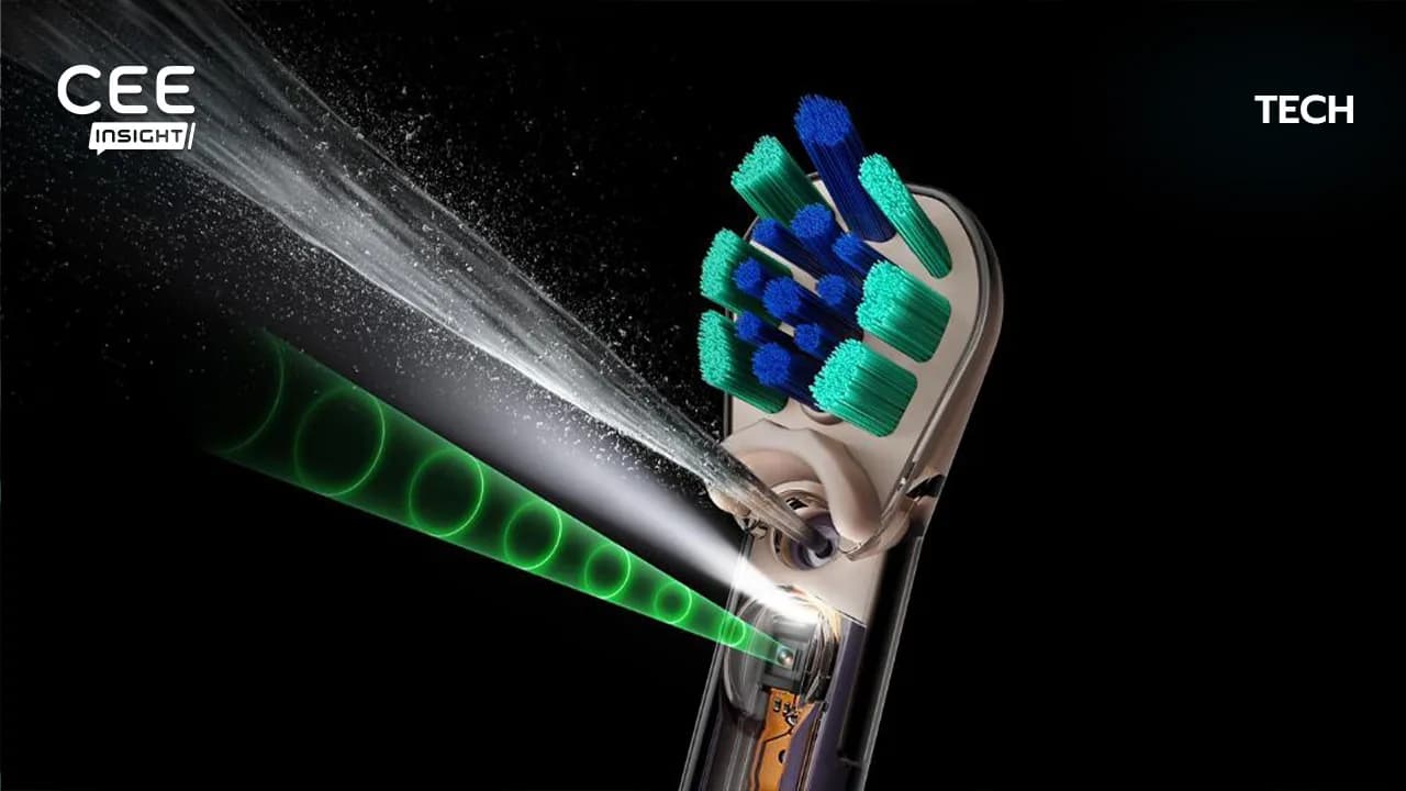 นวัตกรรมทะลวงช่องปาก! Dyson CameraJet แปรงสีฟัน AI ติดกล้อง "มองเห็น" ซอกฟันและฉีดล้างคราบพลัคได้เอง